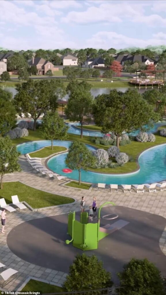 US neighbourhood where locals will have a LAZY RIVER on their doorstep coming soon – would YOU live here?