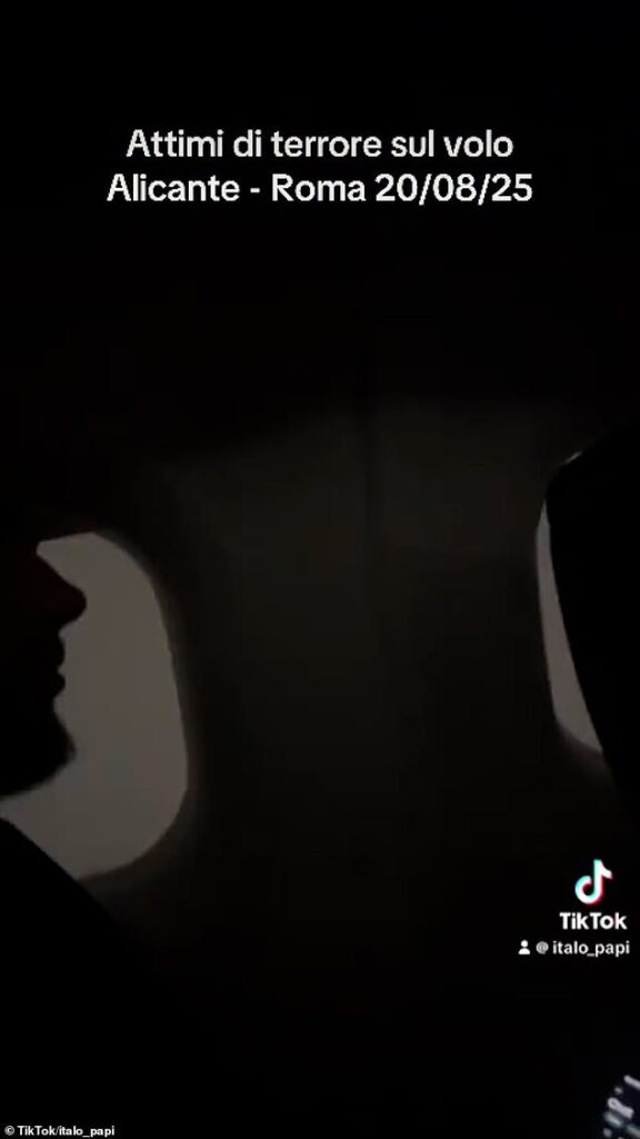 Terrifying moment passengers scream as turbulence jolts Wizz Air flight from Spain during storm before jet is forced to abandon landing