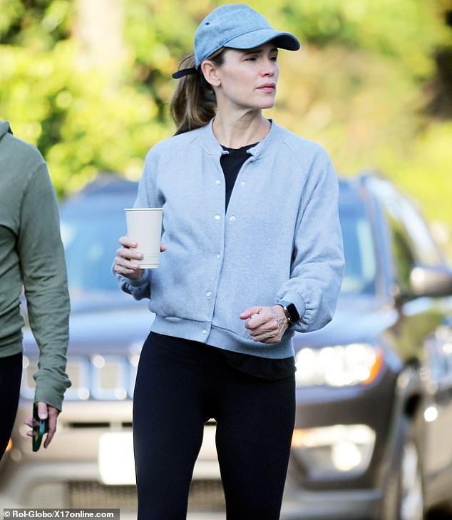Jennifer Garner appears fresh-faced on solo outing after her kids celebrate dad Ben Affleck’s low-key birthday