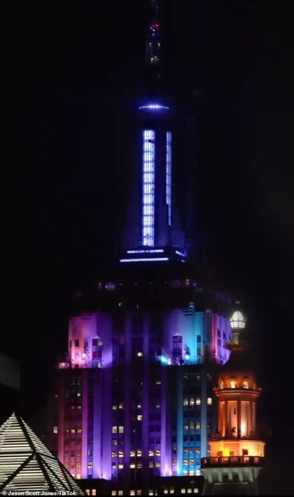 Empire State Building dazzles New York with KPop Demon Hunters light show