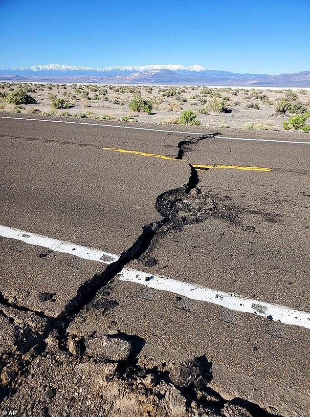 Multiple earthquakes rattle Nevada where the ground is at risk of SPLITTING apart