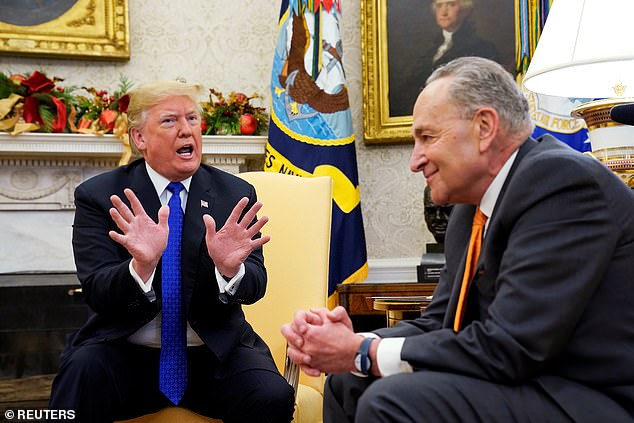 Donald Trump tells Chuck Schumer to ‘go to hell’ as tensions escalate in senate nominee deal funding