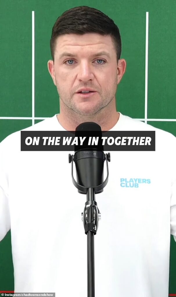 NRL star Chad Townsend reveals he almost missed his last footy match when he got in trouble with the cops