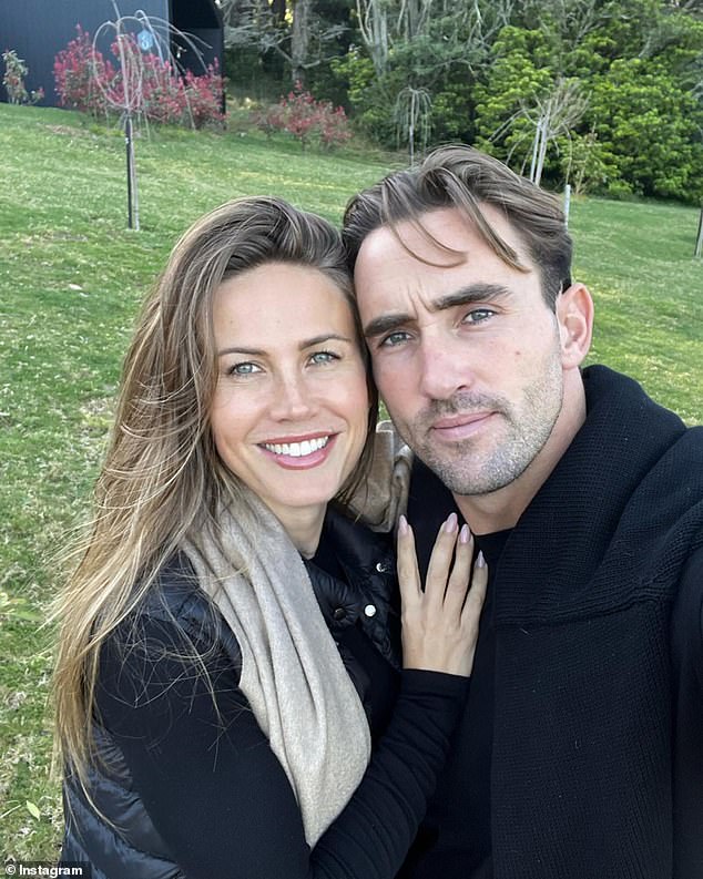 Hotshot property developer’s ex-fiancée breaks silence with withering statement as he debuts new girlfriend… months after our photos blew up their long-distance romance