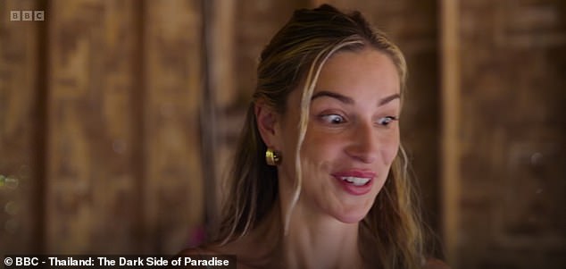 Zara McDermott left stunned as she joins topless women rubbing their breasts at female empowerment workshop in new BBC Thailand documentary