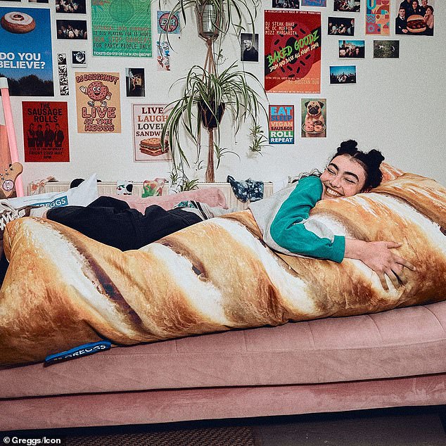 Greggs fans sent into a spin after the brand launches its first-ever homewares range with huge Steak Bake floor cushion and Sausage Roll beanbag