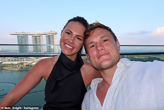 Danika Mason’s footy star boyfriend gives fans an inside look at his romantic holiday with her – as she can’t resist pointing out one mistake he made