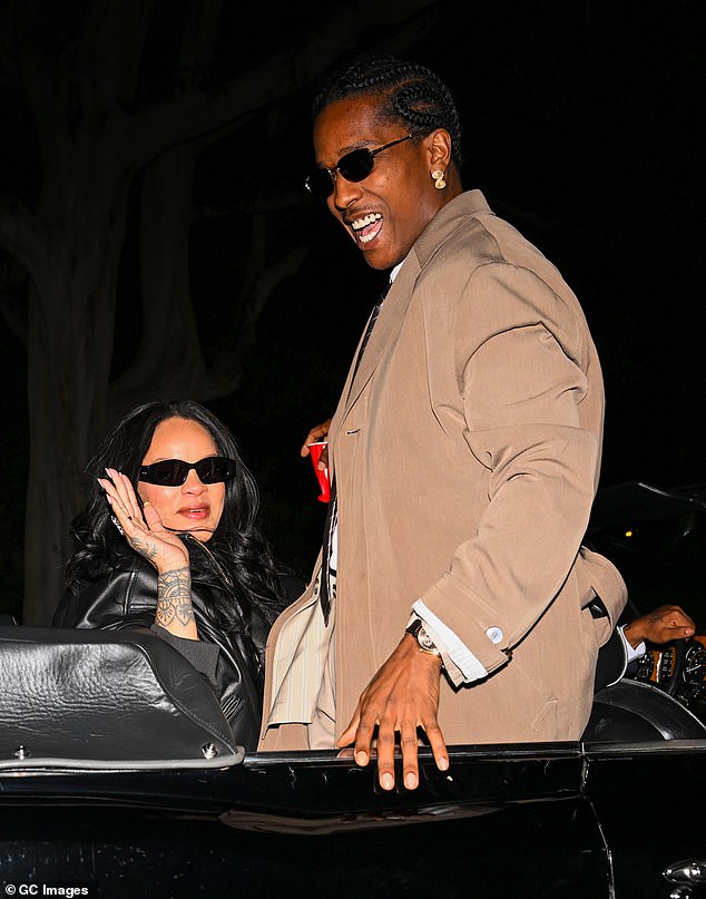 Rihanna steps out for first time since welcoming third child as she celebrates ASAP Rocky’s birthday