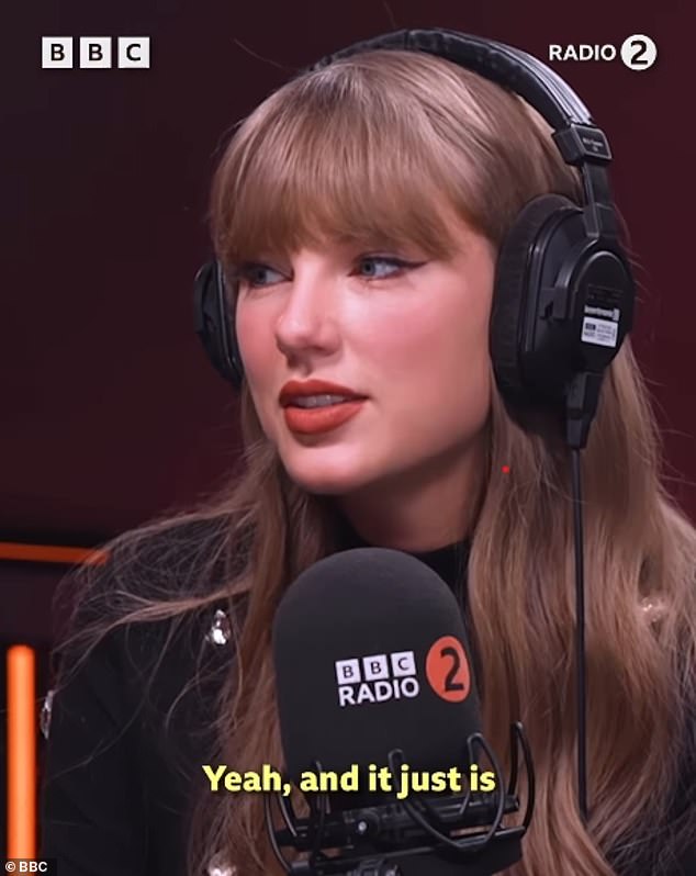 ‘I’m not getting married to quit my job’: Taylor Swift says it’s ‘shockingly offensive’ to claim this is her last album as she heaps praise on fiancé Travis Kelce
