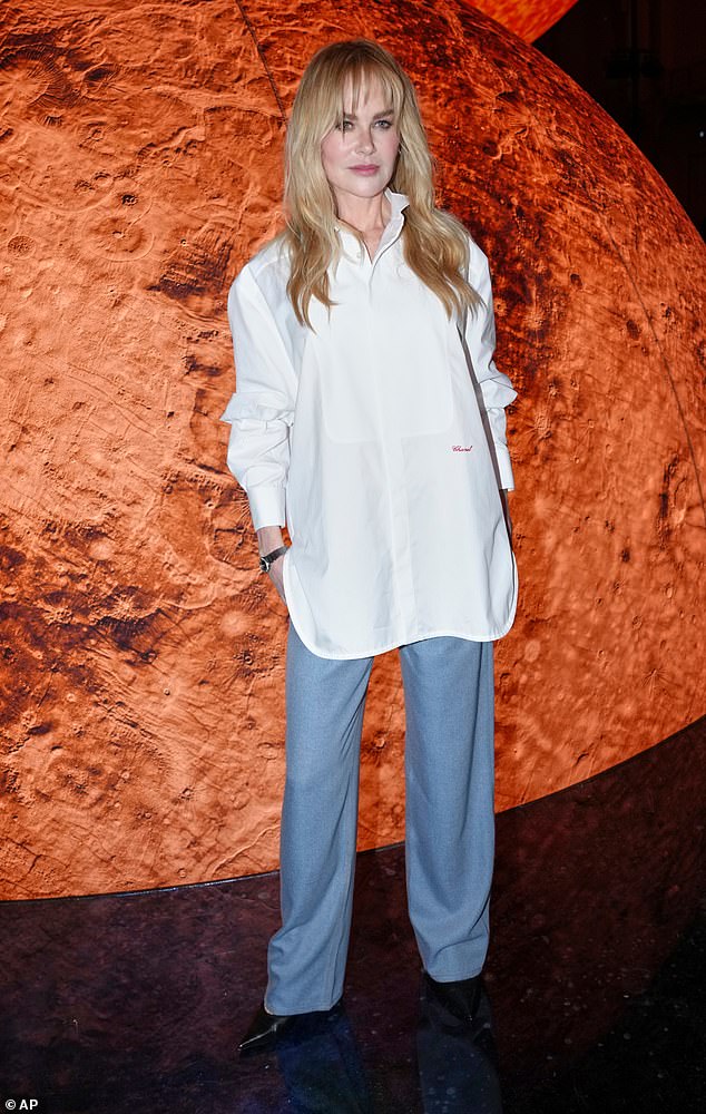 Nicole Kidman returns to the front row after announcing painful divorce from Keith Urban as she joins glamorous Margot Robbie, Kendall Jenner and Naomi Campbell at star-studded Chanel show during PFW