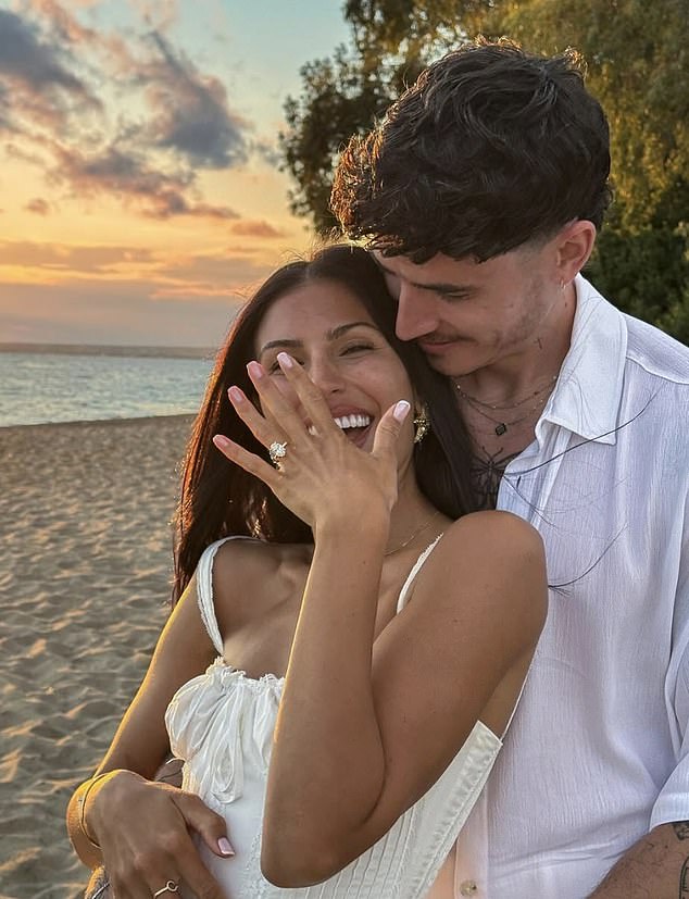 Too Hot To Handle stars Emily Miller and Cam Holmes are engaged! Influencer ‘finally’ pops the question after five years together